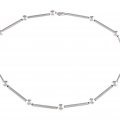 Round Tube/Ball Necklace
